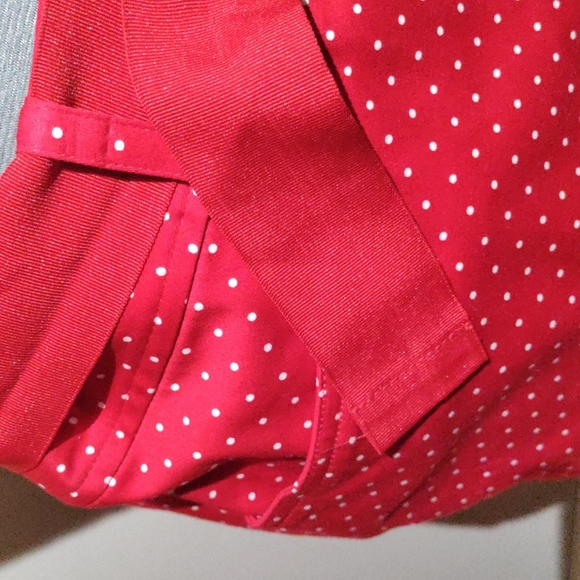 Chaps red polka dot skirt size 14 - Picture 2 of 7